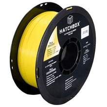 Load image into Gallery viewer, Hatchbox PLA 3d printer filament in yellow.