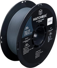 Load image into Gallery viewer, Hatchbox PLA 3d printer filament in ash gray.