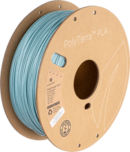 Load image into Gallery viewer, Spool of PolyTerra PLA 3D printer filament in marble slate grey.
