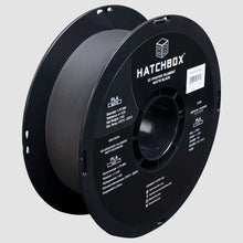 Load image into Gallery viewer, Hatchbox PLA 3d printer filament in matte black.