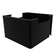 Lade das Bild in den Galerie-Viewer, 3D render of full wrap variant of Radion XR15 Compatible Light Shade in black, asymmetrical view.