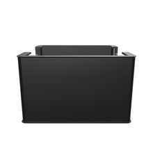 Laden das 3D-Modell in den Galerie-Viewer, Moveable 3D model of full wrap variant of Radion XR15 Compatible Light Shade in black, front view.