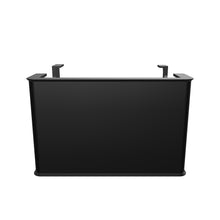 Laden das 3D-Modell in den Galerie-Viewer, Moveable 3D model of easy on off variant of Radion XR15 Compatible Light Shade in black, front view.