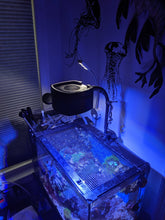 Load image into Gallery viewer, A customer's image of AI Prime Light Shade in black over fish tank.