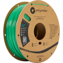 Load image into Gallery viewer, Spool of PolyLite PETG 3D printer filament in green.