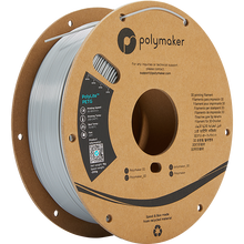 Load image into Gallery viewer, Spool of PolyLite PETG 3D printer filament in grey.