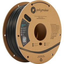 Load image into Gallery viewer, Spool of PolyLite PLA 3D printer filament in black.