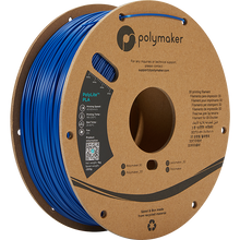 Load image into Gallery viewer, Spool of PolyLite PLA 3D printer filament in blue.