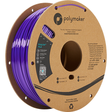 Load image into Gallery viewer, Spool of PolyLite PLA 3D printer filament in silk purple.