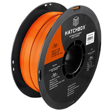Load image into Gallery viewer, Hatchbox PLA 3d printer filament in light orange. 
