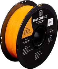 Load image into Gallery viewer, Hatchbox PLA 3d printer filament in dark yellow.
