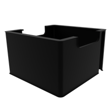 Load image into Gallery viewer, 3D render of full wrap variant of Radion XR15 Compatible Light Shade in black, asymmetrical view. 
