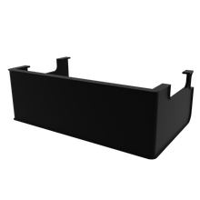 Load image into Gallery viewer, 3D render of Radion XR30 Compatible Light Shade, in black, asymmetrical view. 
