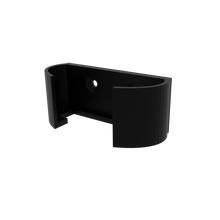 Load image into Gallery viewer, Front diagonal view of Ecotech Vortech MP10w Controller Mount 3d render in black.
