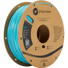 Load image into Gallery viewer, Spool of PolyLite PETG 3D printer filament in teal. 
