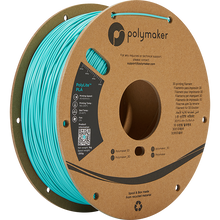 Load image into Gallery viewer, Spool of PolyLite PLA 3D printer filament in teal.
